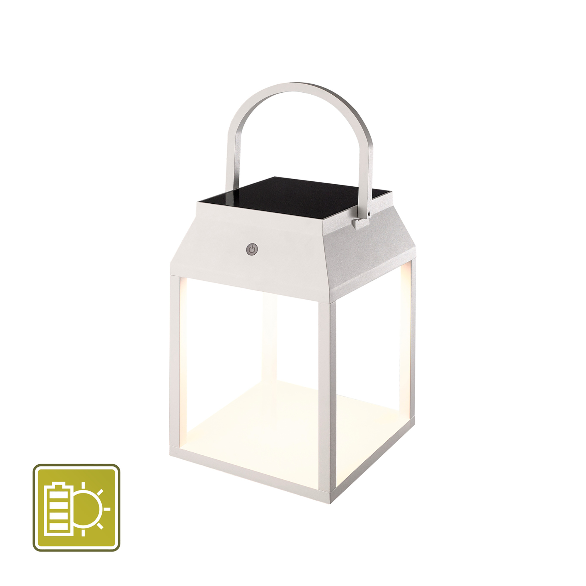 M7091  Sapporo Small Solar Portable Lantern 3W LED IP54 White